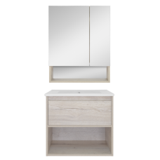 Дунай - 60 Зеркало-шкаф с полочкой