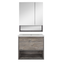 Темза - 60 Зеркало-шкаф с полочкой