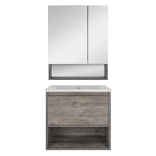 Темза - 60 Зеркало-шкаф с полочкой