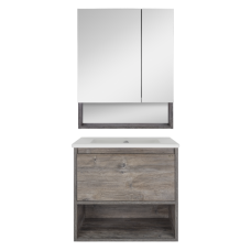 Темза - 60 Зеркало-шкаф с полочкой