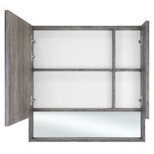 Темза - 75 Зеркало-шкаф с полочкой