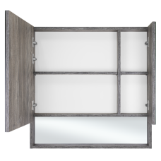 Темза - 75 Зеркало-шкаф с полочкой