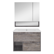 Темза - 75 Зеркало-шкаф с полочкой