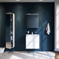 Зеркальный шкаф 60х68 см белый глянец R Am.Pm Spirit V2.0 M70AMCR0601WG