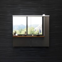 Зеркальный шкаф 80х68 см белый глянец Am.Pm Spirit V2.0 M70AMCX0801WG