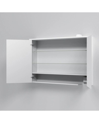 Зеркальный шкаф 100х68 см белый глянец Am.Pm Spirit V2.0 M70AMCX1001WG