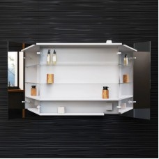 Зеркальный шкаф 100х68 см белый глянец Am.Pm Spirit V2.0 M70AMCX1001WG