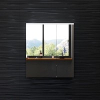 Зеркальный шкаф 60х68 см белый глянец Am.Pm Spirit M70MCX0601WG