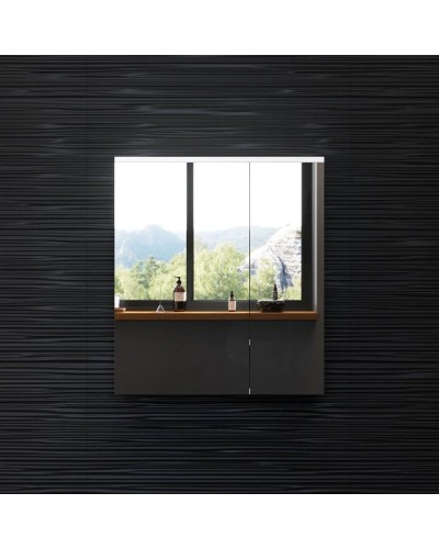 Зеркальный шкаф 60х68 см белый глянец Am.Pm Spirit M70MCX0601WG