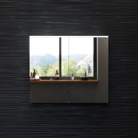 Зеркальный шкаф 80х68 см белый глянец Am.Pm Spirit M70MCX0801WG