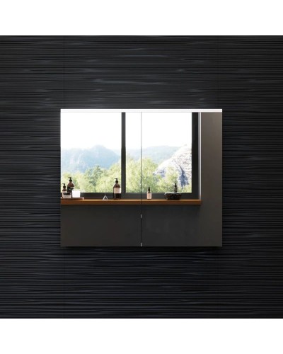 Зеркальный шкаф 80х68 см белый глянец Am.Pm Spirit M70MCX0801WG