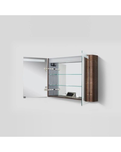 Зеркальный шкаф 100х70 см орех Am.Pm Sensation M30MCX1001NF