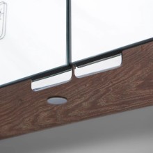 Зеркальный шкаф 100х70 см орех Am.Pm Sensation M30MCX1001NF