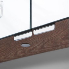 Зеркальный шкаф 100х70 см орех Am.Pm Sensation M30MCX1001NF