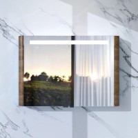 Зеркальный шкаф 100х70 см орех Am.Pm Sensation M30MCX1001NF