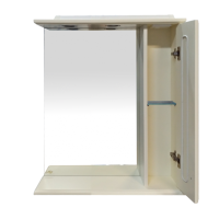 Лувр - 75 Зеркало со шкафчиком, прав., слоновая кость О