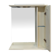 Лувр - 75 Зеркало со шкафчиком, прав., слоновая кость О