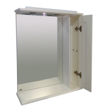 Лувр - 75 Зеркало со шкафчиком, прав., слоновая кость О