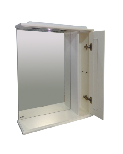 Лувр - 75 Зеркало со шкафчиком, прав., слоновая кость О