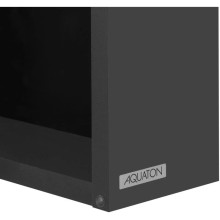 Зеркальный шкаф 60х96 см графит L Акватон Сохо 1A258302AJA0L