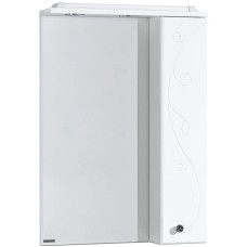 Зеркальный шкаф 60х85 см белый глянец R Акватон Лиана 1A162702LL01R