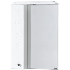 Зеркальный шкаф 60х85 см белый глянец L Акватон Лиана 1A162702LL01L