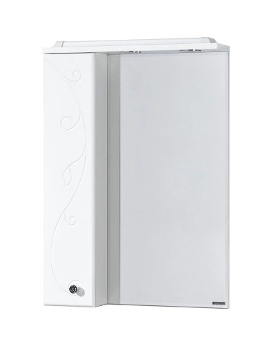 Зеркальный шкаф 60х85 см белый глянец L Акватон Лиана 1A162702LL01L