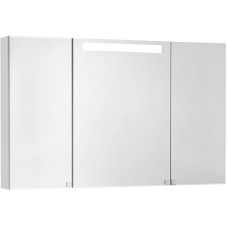 Зеркальный шкаф 120х75 см белый глянец Акватон Мадрид 1A113402MA010