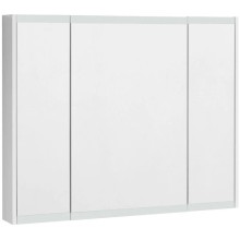 Зеркальный шкаф 100х81 см белый глянец Акватон Нортон 1A249302NT010