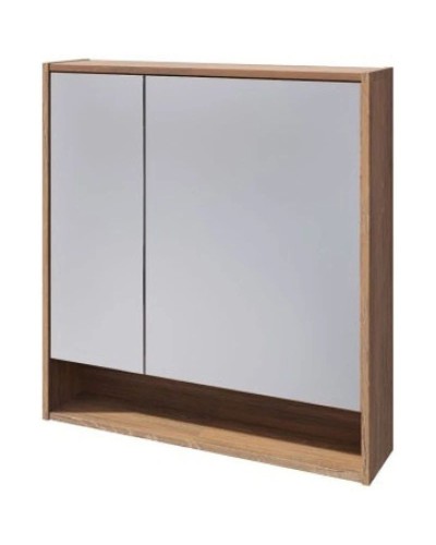 Зеркальный шкаф 75,8х80 см дуб сомеро Caprigo 2051-Дуб сомеро