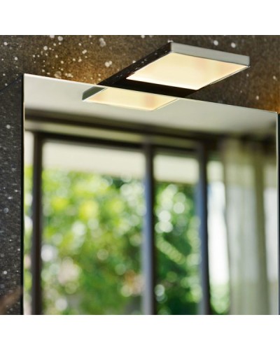 Зеркальный шкаф Keuco Royal 15 80 с подсветкой Хром