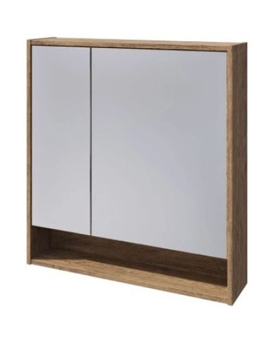 Зеркальный шкаф 75,8х80 см дуб рустикальный Caprigo 2051-Дуб рустикальный