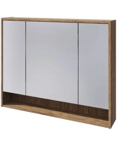 Зеркальный шкаф 100х80 см дуб рустикальный Caprigo 2052-Дуб рустикальный