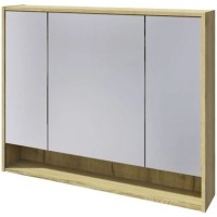 Зеркальный шкаф 100х80 см дуб эльвезия Caprigo 2052-Дуб эльвезия