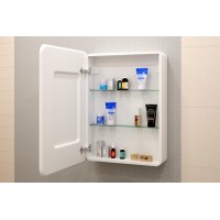 ЭЛИОТ Зеркало-шкаф 600х800, левый с розеткой LED