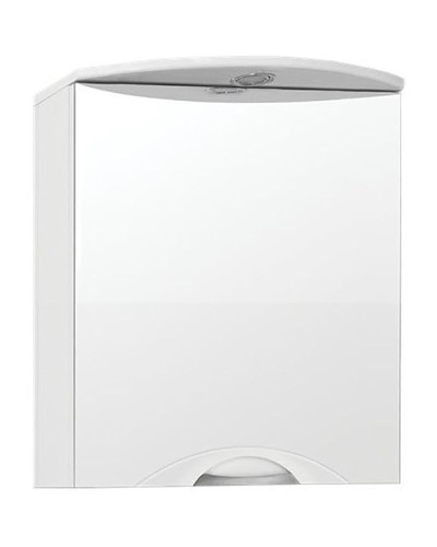 Зеркальный шкаф Style Line Жасмин 2 Люкс 60 ЛС-00000216 с подсветкой Белый