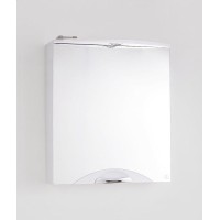 Зеркальный шкаф Style Line Жасмин 2 Люкс 60 ЛС-00000216 с подсветкой Белый