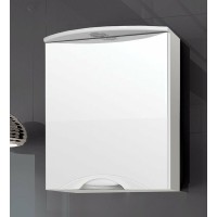 Зеркальный шкаф Style Line Жасмин 2 Люкс 60 ЛС-00000216 с подсветкой Белый