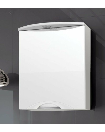 Зеркальный шкаф Style Line Жасмин 2 Люкс 60 ЛС-00000216 с подсветкой Белый