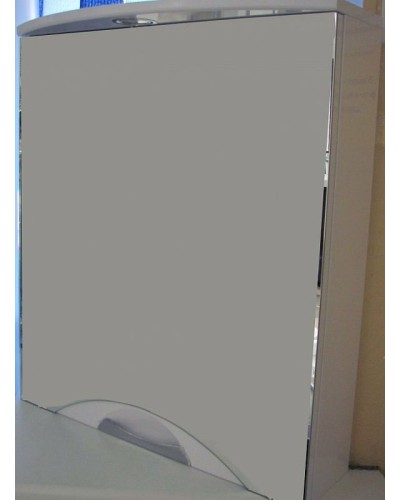 Зеркальный шкаф Style Line Жасмин 2 Люкс 60 ЛС-00000216 с подсветкой Белый