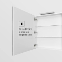 Зеркальный шкаф 50х70 см белый матовый Roca Oleta 857643501