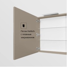 Зеркальный шкаф 50х70 см капучино L Roca Oleta A857643515