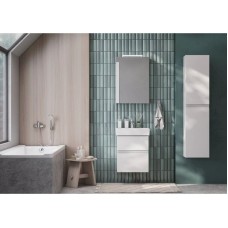 Зеркальный шкаф 50х70 см белый глянец L Roca Oleta A857643806