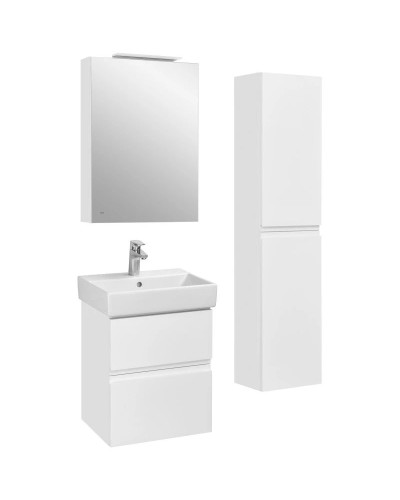 Зеркальный шкаф 50х70 см белый матовый R Roca Oleta A857644501