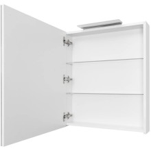 Зеркальный шкаф 60х70 см белый матовый L Roca Oleta A857645501