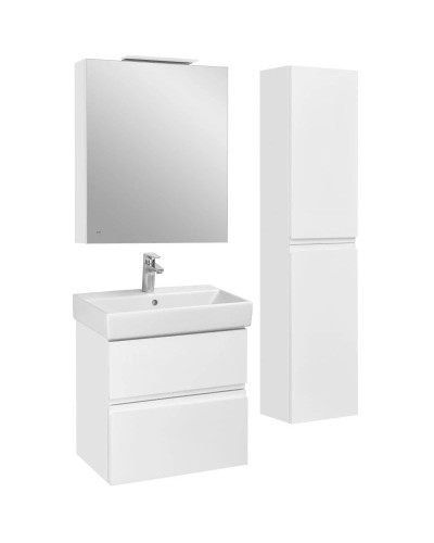 Зеркальный шкаф 60х70 см белый матовый R Roca Oleta A857646501