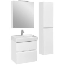 Зеркальный шкаф 60х70 см белый глянец R Roca Oleta A857646806