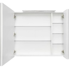 Зеркальный шкаф 80х70 см белый матовый Roca Oleta A857647501