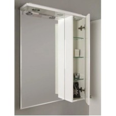 Зеркальный шкаф 60х85 см белый глянец R Акватон Лиана 1A162702LL01R