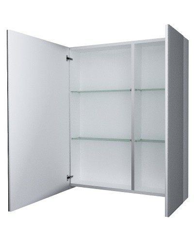 Зеркальный шкаф 1MarKa Соната 75 Белый глянцевый